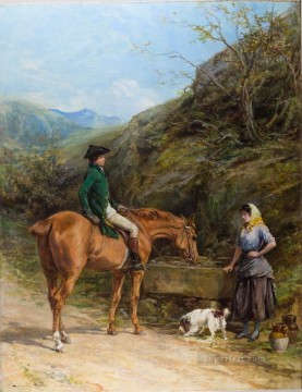 ヘイウッド・ハーディ Painting - ヘイウッド・ハーディの乗馬との出会い